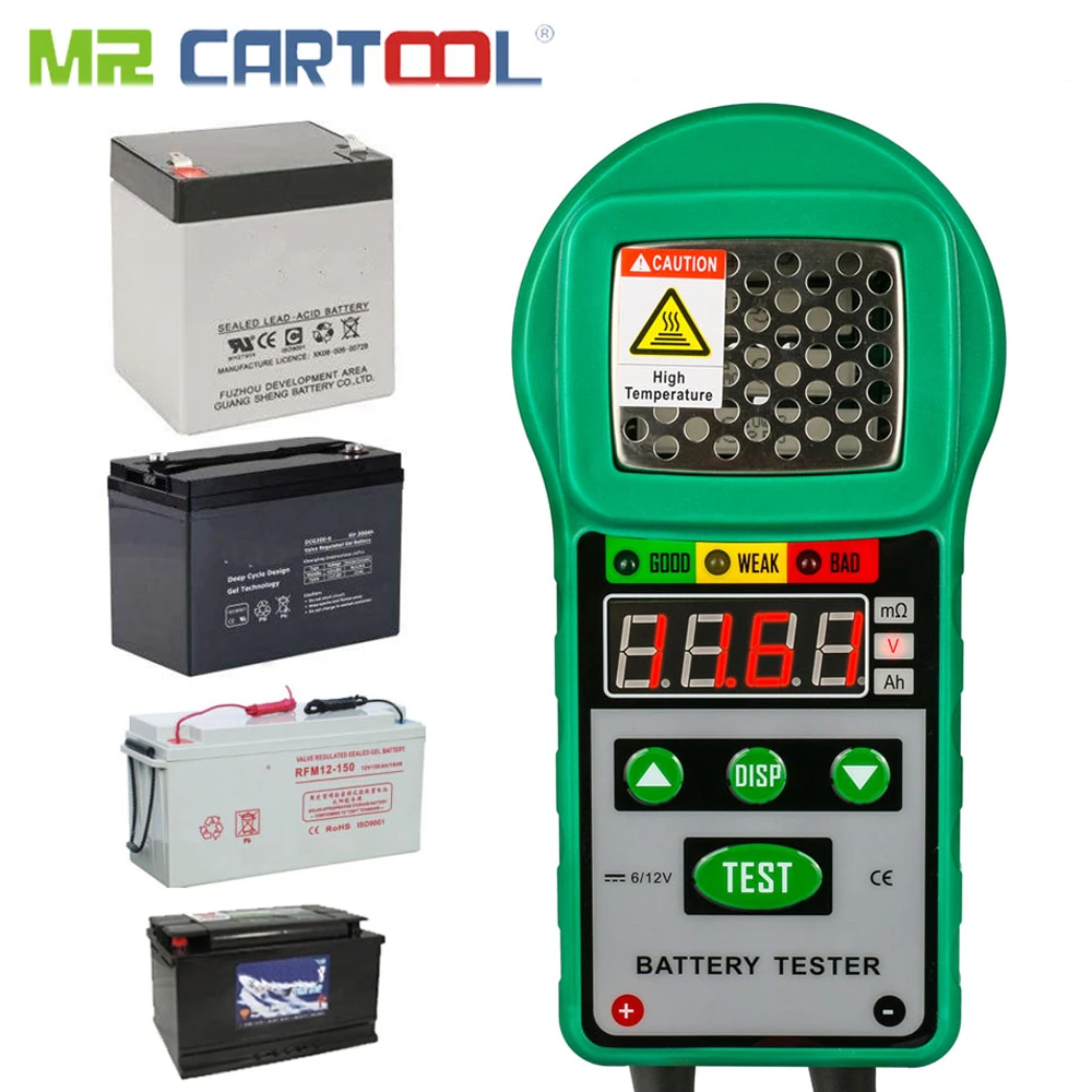 Mr Cartool автомобиля анализатор тестер для батарей 6/работающего на постоянном токе