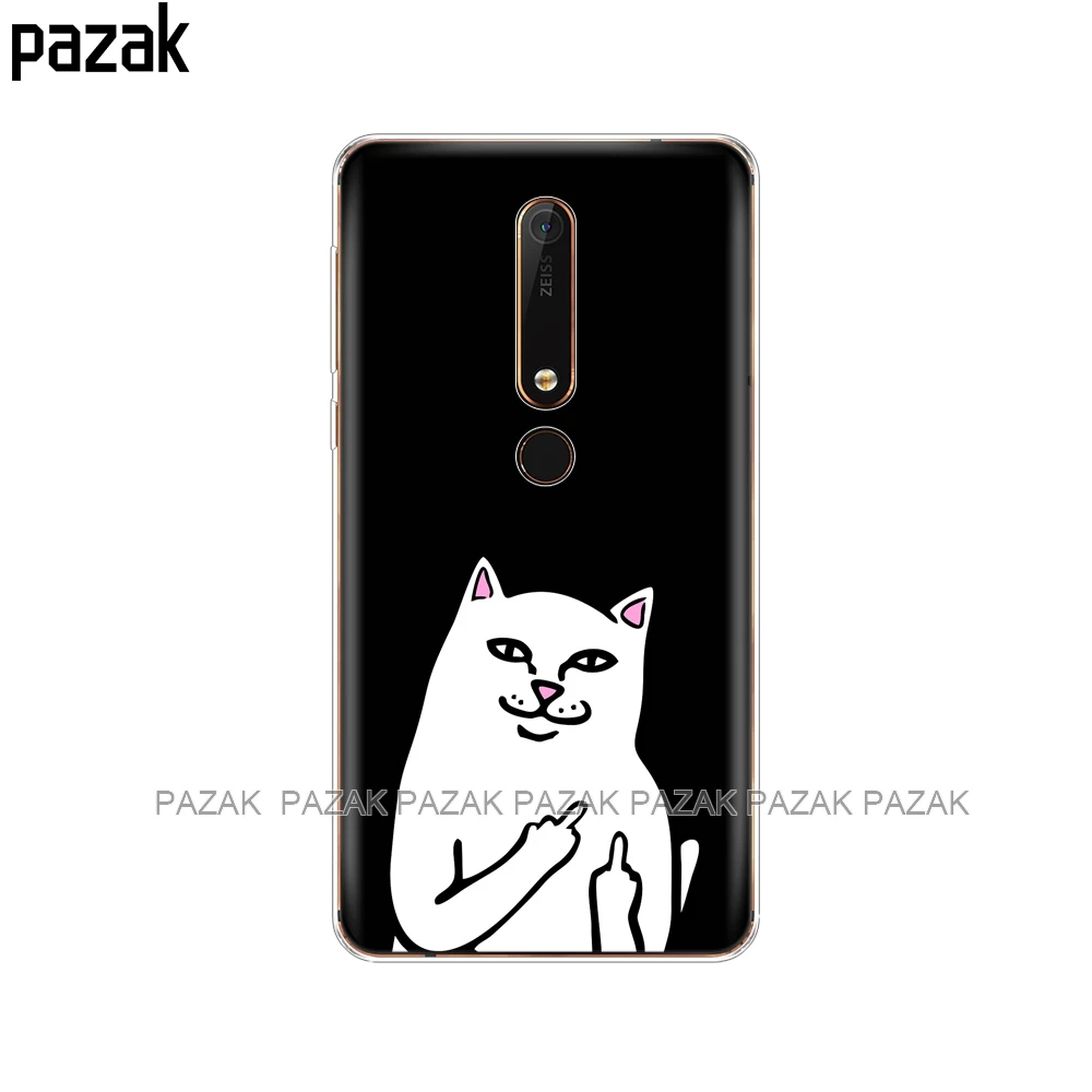 61466 Силиконовый чехол для nokia 6, 6,1, 7 plus, 8, 9, nokia 6, 2018x5x6, чехол, мягкая задняя крышка из ТПУ для телефона, защитный чехол-бампер с рисунком - Цвет: 61466