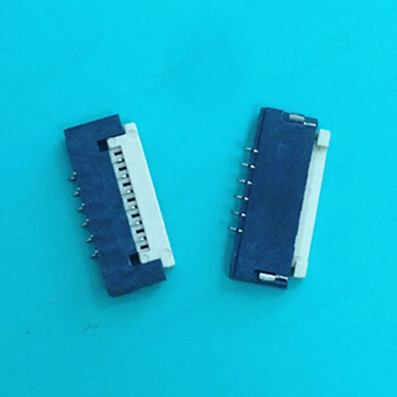 8-контактный Позолоченный разъем FPC на 1 0 градусов флип-тип линейный для ЖК-экрана