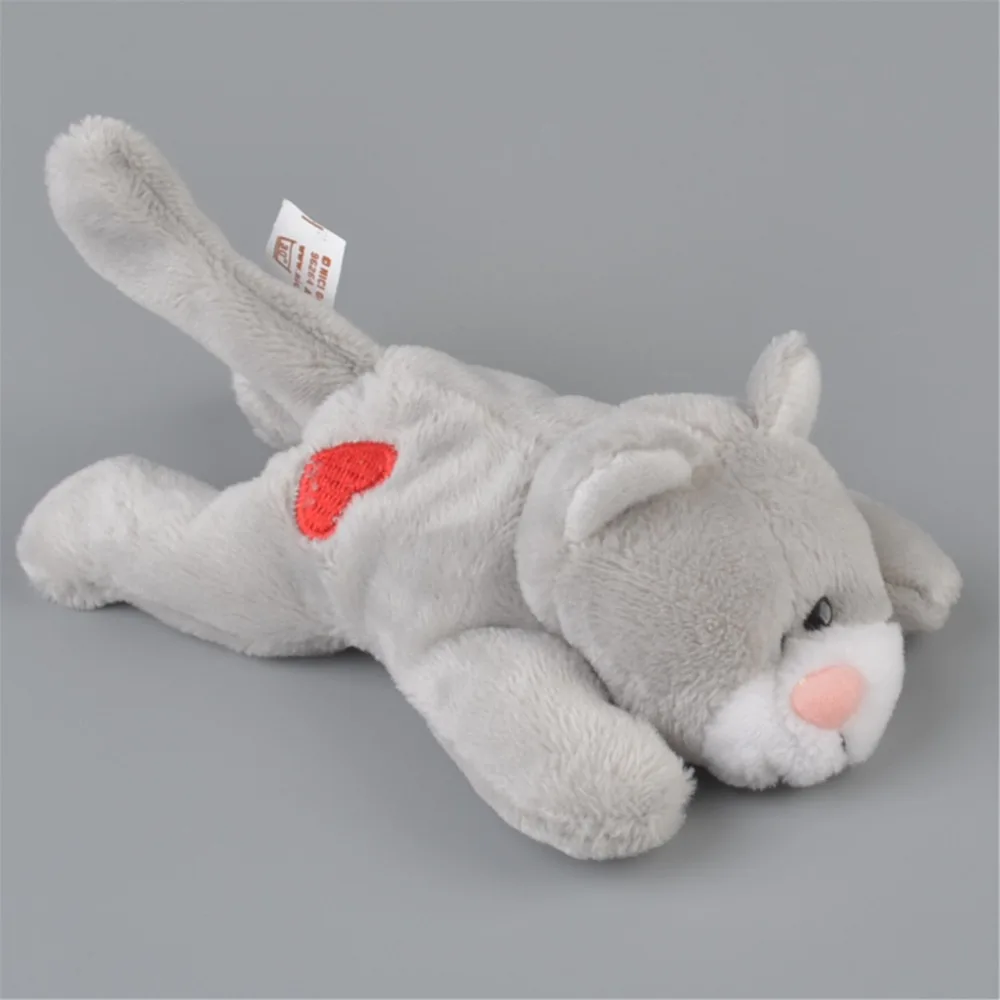 5 шт. серого цвета набивные Коты плюшевый магнитик на холодильник Детские