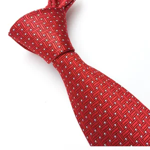 Image for HOOYI Grid Neck Ties for Men Party Tie check Busin 