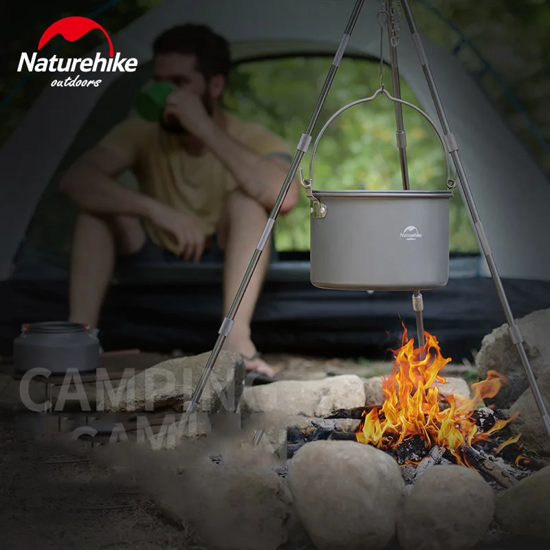 Уличная посуда Naturehike на 4 6 персон подвесной горшок штатив кронштейн л кухонная