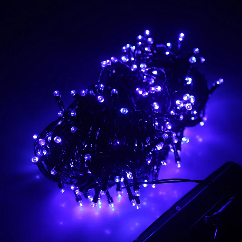 LONGSTAR Solar LED String Light Wedding Christmas Party Tree Fairy 300 White/Blue | Лампы и освещение