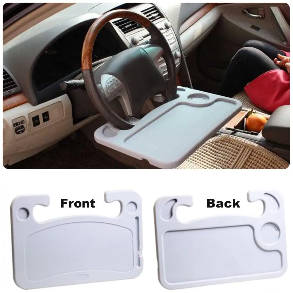 Car Multi-function Computer Table Working Steering Wheel Chair Back Dining |