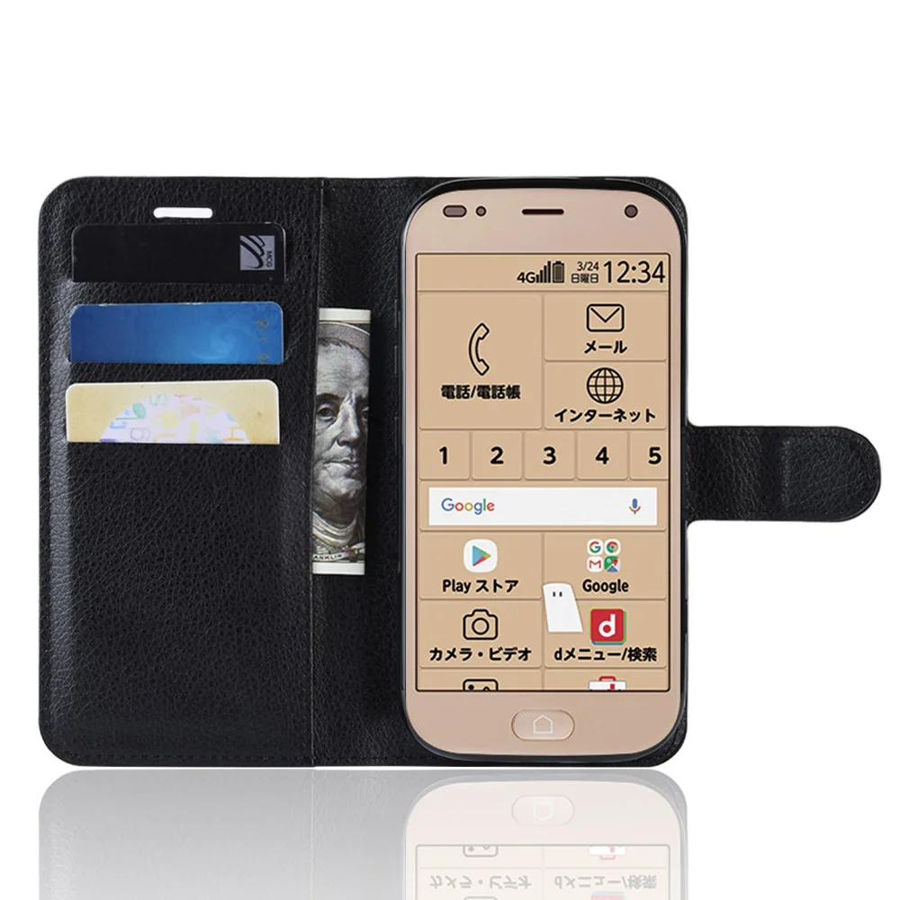 Phone Case For Fujitsu F-01L Flip PU Leather Back Cover Silicone Wallet Smartphone Bag Coque Funda | Мобильные телефоны и
