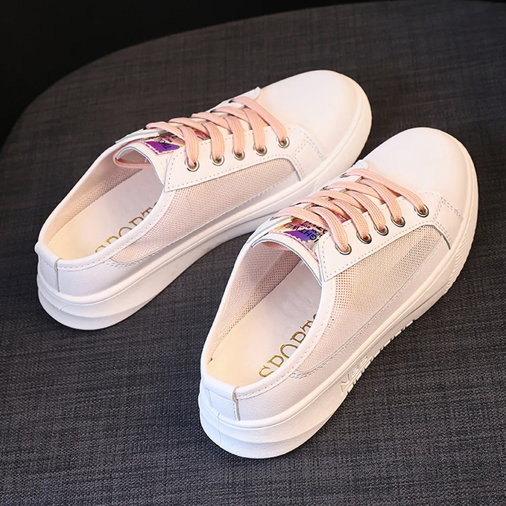 Модные лоферы Женская дышащая обувь с круглым носком Тканевая для отдыха тонкие