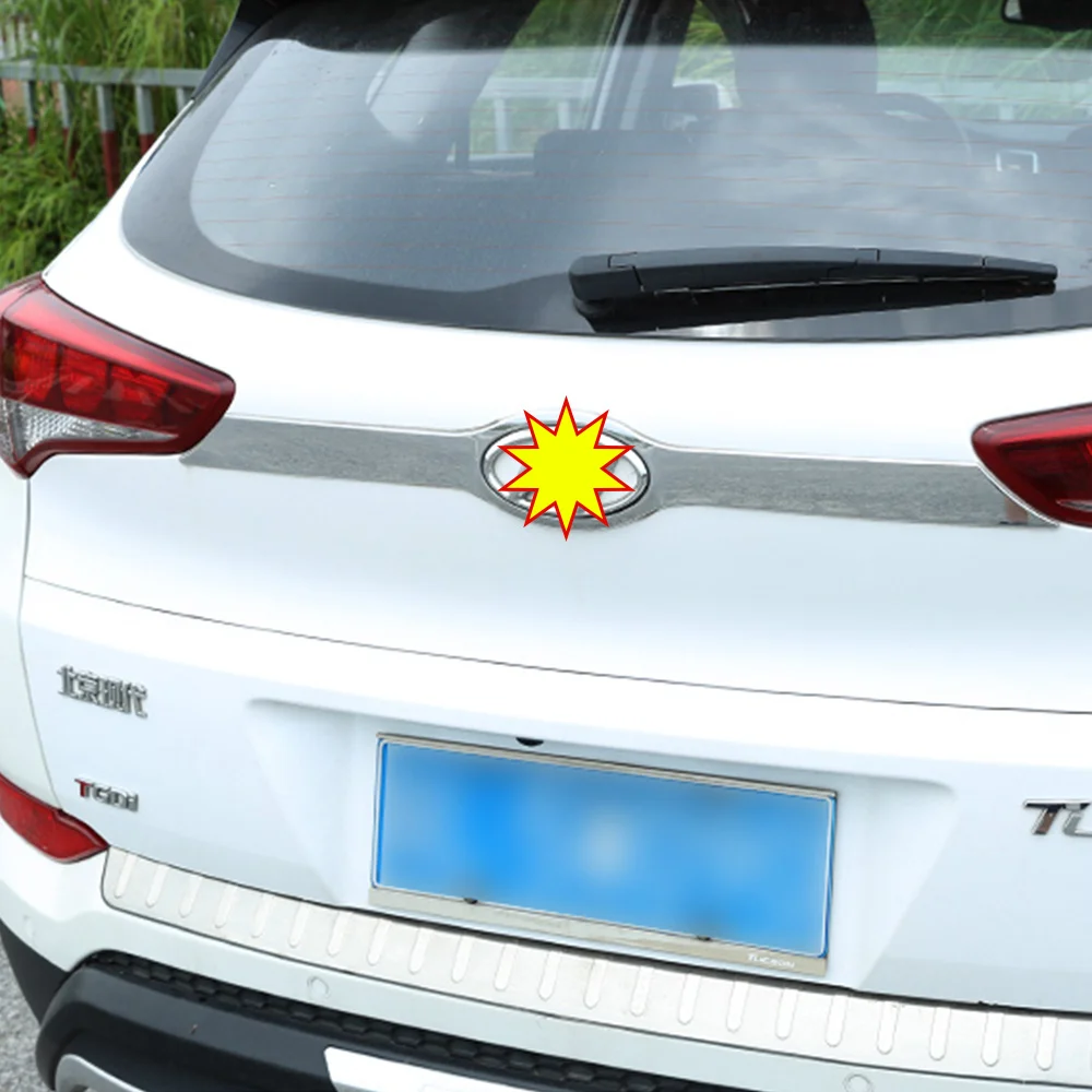 Автомобильные аксессуары для Hyundai Tucson 2015 2017 защитная рамка задних ворот литье
