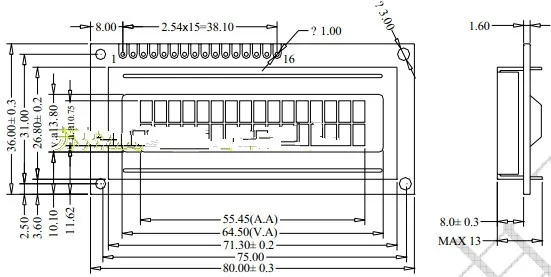 Русскими буквами-16PIN параллельный характер LCD1602A SPLC780C контроллер(5V 3,3 V желтый и зеленый цвета/синий/серый белый Подсветка