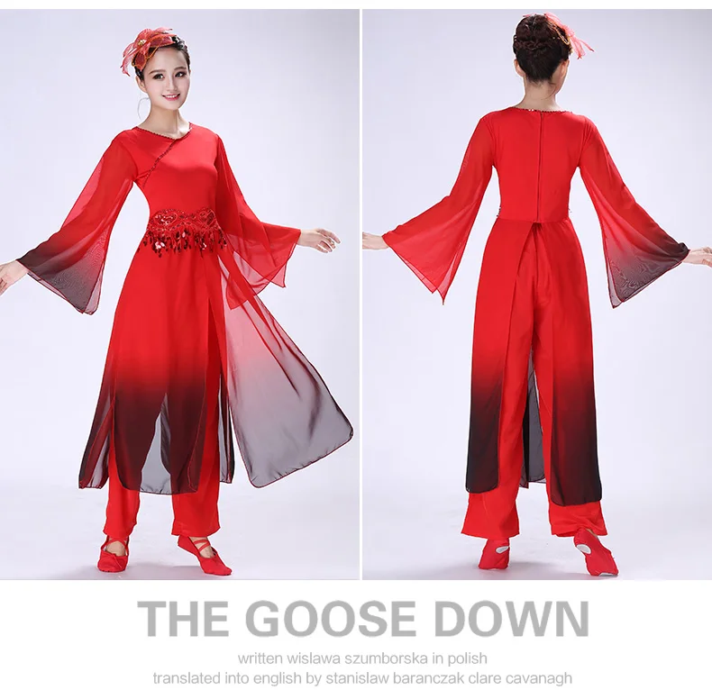 Rushed Новинка китайский Hanfu древнекитайский костюм Yangge Костюмы Национальный костюм для танцев вентилятор классическая женская обувь