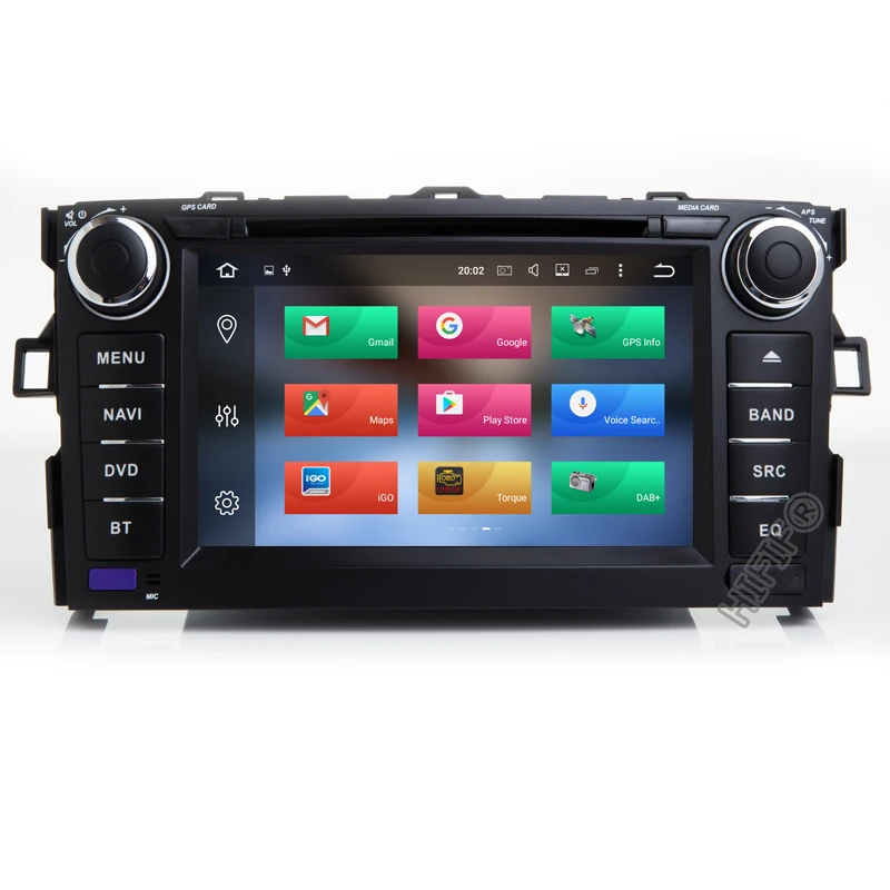 DSP IPS Android 11 2 DIN автомобильный dvd-плеер для TOYOTA AURIS Altis COROLLA 2012 2013 GPS Радио экран стерео