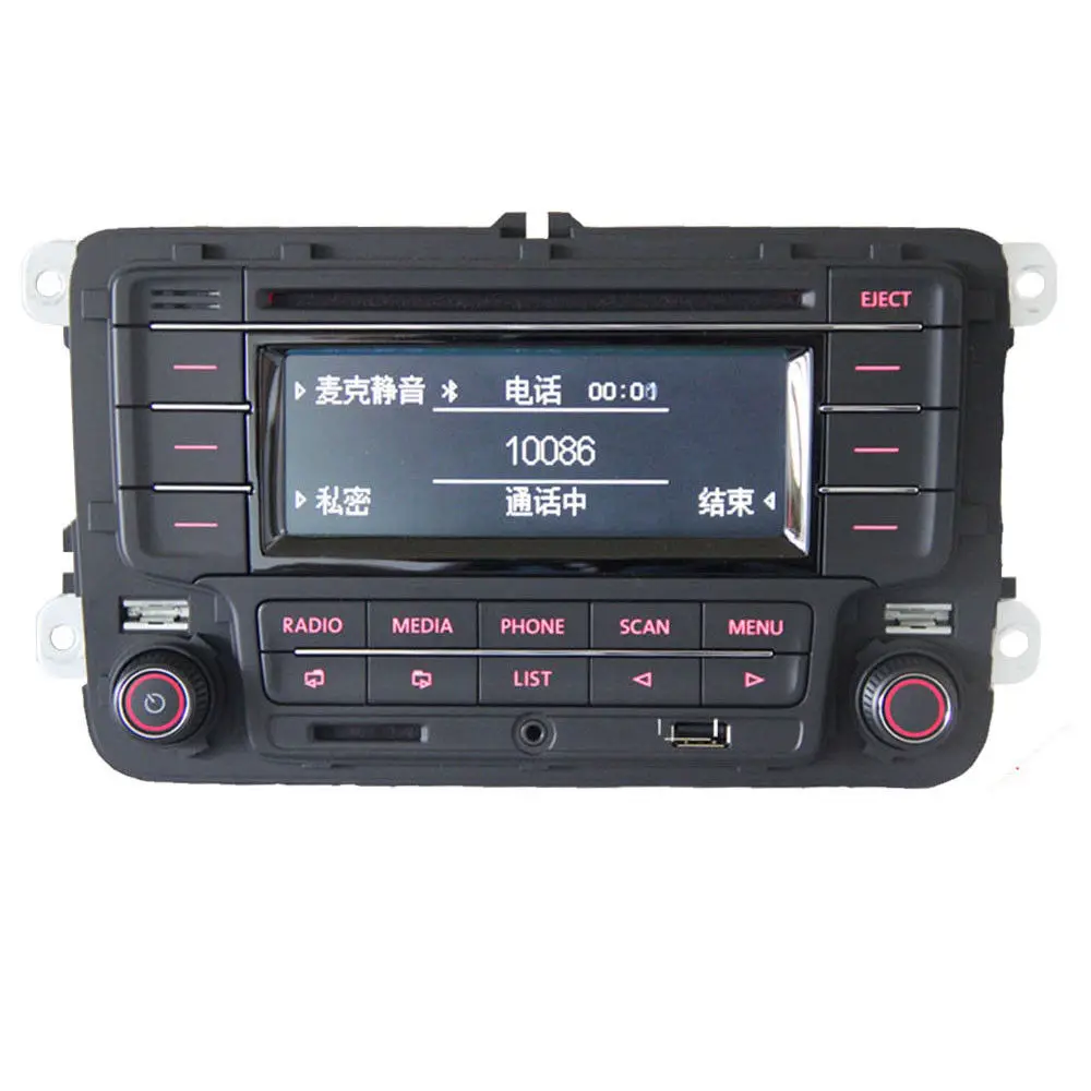 Автомагнитола стерео RCN210 Bluetooth CD MP3 USB AUX SD для Volkswagen GOLF PASSAT TOURAN POLO TIGUAN CADDY EOS CC+ Cabel