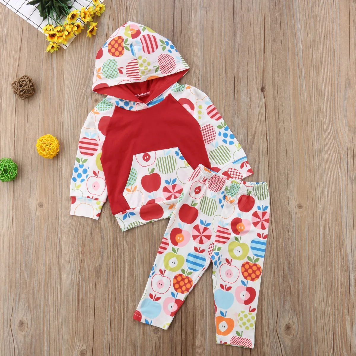 Комплекты одежды для новорожденных мальчиков и девочек топы с длинными рукавами