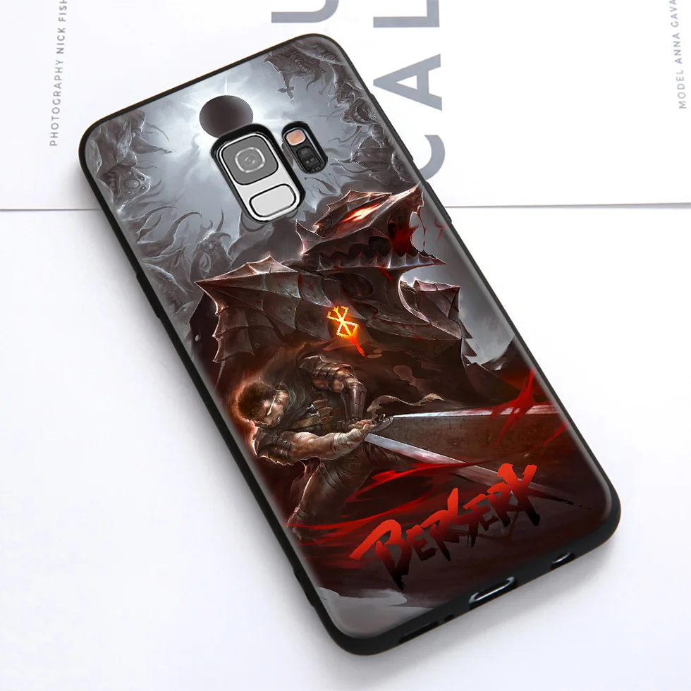 Мягкий чехол WEBBEDEPP Berserk Guts аниме для Samsung Galaxy S10 S10e S9 S8 Plus S7 S6 Edge & J6 2018 Note 10 9 8 |
