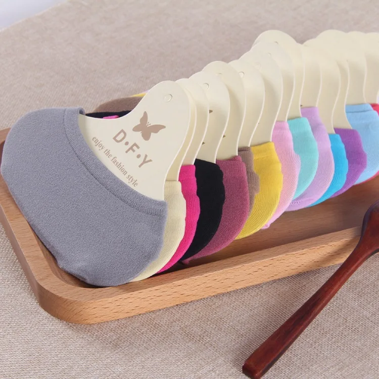 Горячие продаж (5 пар = 10 шт./лот летние дети унисекс бархат ярких цветов Невидимый