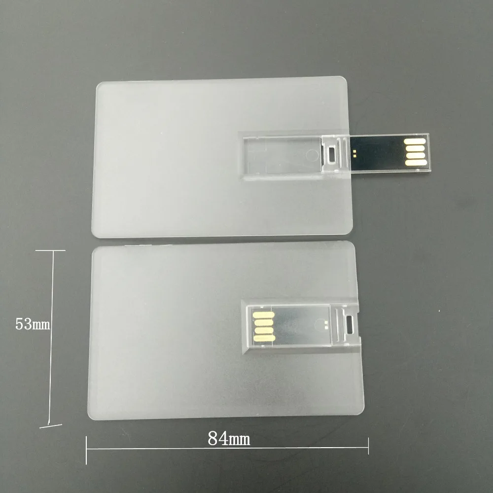 Прозрачная карта Exuanck 1 Боковая печать логотипа Usb 2 0 флеш накопитель 4 32 Гб на
