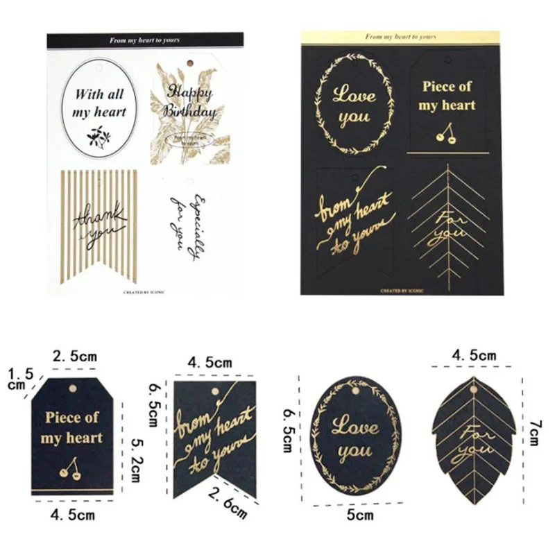 20 шт./лот для вас спасибо ручная работа этикетка бумажная бирка упаковка тортов
