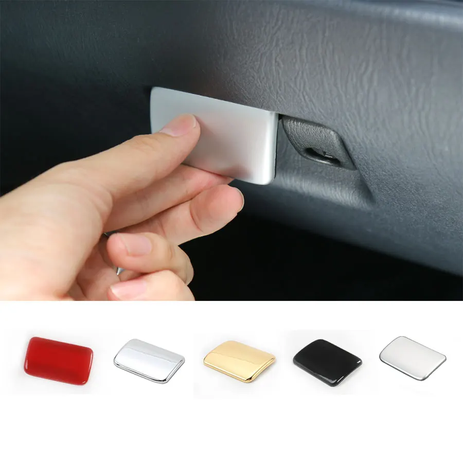 

Car-Styling Interior Front Driver Armrest Magic Storage Box Key Lock Glove Cover Frame Sticker For Suzuki Jimny Red Silver Black