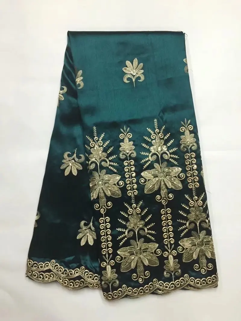 2017 Новейшие Специальные Дизайн золотые блестки Джордж кружевной ткани Высокое