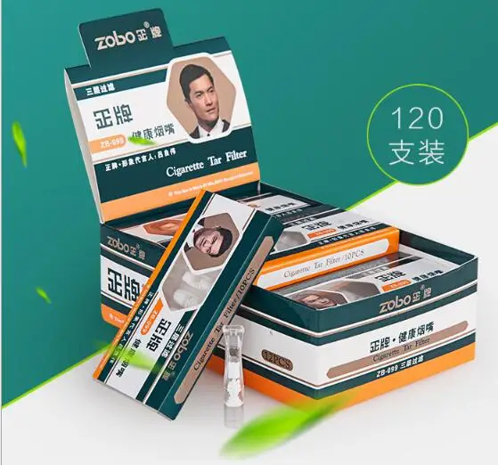Держатель для сигарет ZOBO три фильтра одноразовая сигарета курения хлопковый
