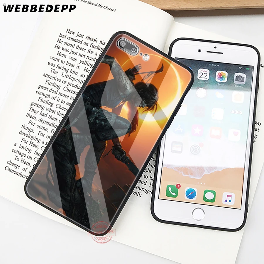 WEBBEDEPP Tomb Raider 2018 Tempered Glass Phone Case for Apple iPhone XS Max XR X 8 7 6S Plus 5S SE | Мобильные телефоны и