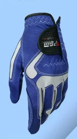 Left Hand Blue Чистые спортивные перчатки для гольфа мужская одежда левая рука торговля перчатки для гольфа Спорт на открытом воздухе - Цвет: Left Hand Blue