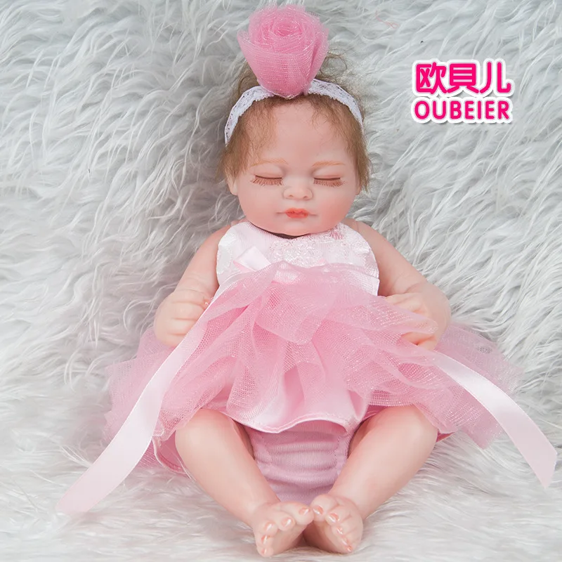 28 см детская кукла для сна новорожденных модная силиконовая игрушки младенцев