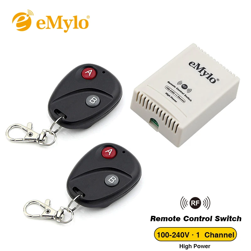 Беспроводной Радиочастотный выключатель eMylo AC 100 240 в 2500 Вт светильник с