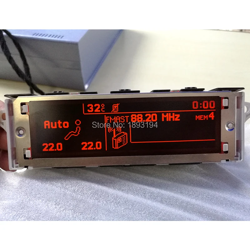 Оригинальный дисплей (красный) с поддержкой USB двухзонный Bluetooth монитор 12pin Air для