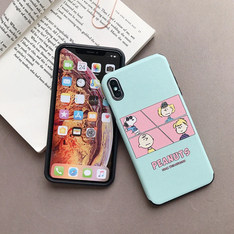 Рельефный Шелковый мягкий чехол для телефона с рисунком Шарли для iPhone 6, 6 S, 7, 8 Plus, X, XS, MAX, XR, милый матовый чехол в стиле аниме, fundas Capa