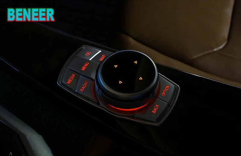 Автомобильная Мультимедийная декоративная наклейка ABS M Power performance для BMW E46 E53 E60 E90