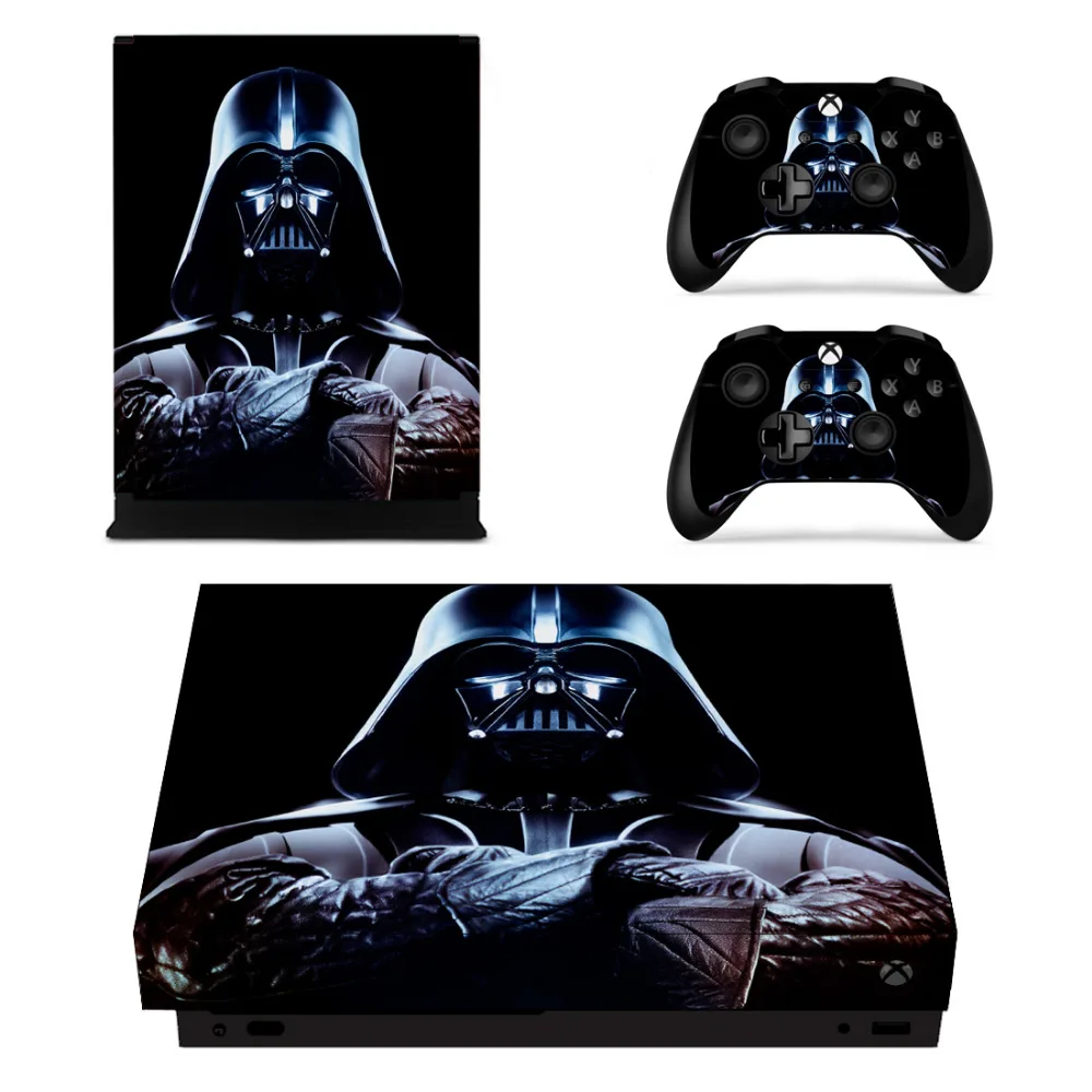 С принтом «Звездные войны» кожи Стикеры наклейка для Microsoft Xbox One X Xbox Slim консоли и 2 контроллеры для Xbox One X кожи Стикеры винил