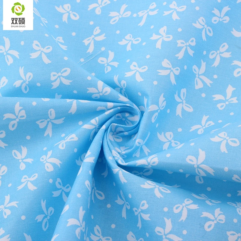 Саржевая хлопчатобумажная ткань Bule Series Лоскутная ручной работы сделай сам