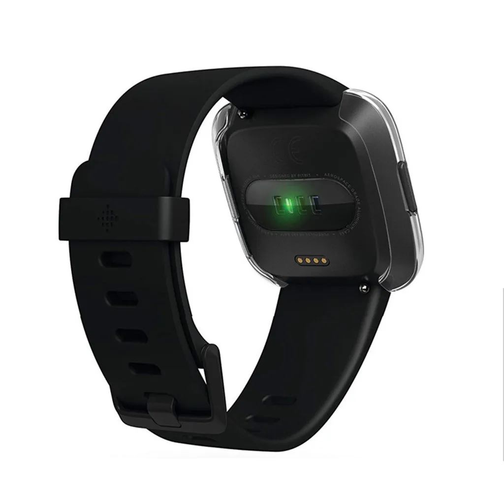 Protection Case Cover For Fitbit Versa Lite Smart Watch TPU Silicone Casing Guard Screen Protector 19M29 |
