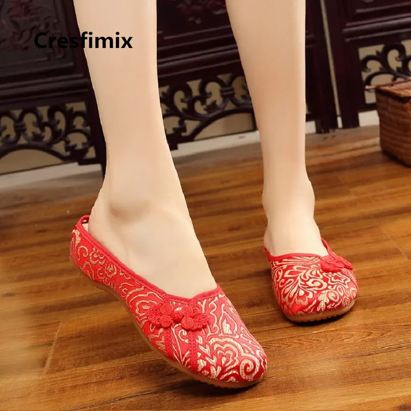 

Women Cute Sweet Cloth Shoes Lady Casual Anti Skid Red Shoes Female Cool Comfortable Shoes Chaussures Plates Pour Femmes E2227