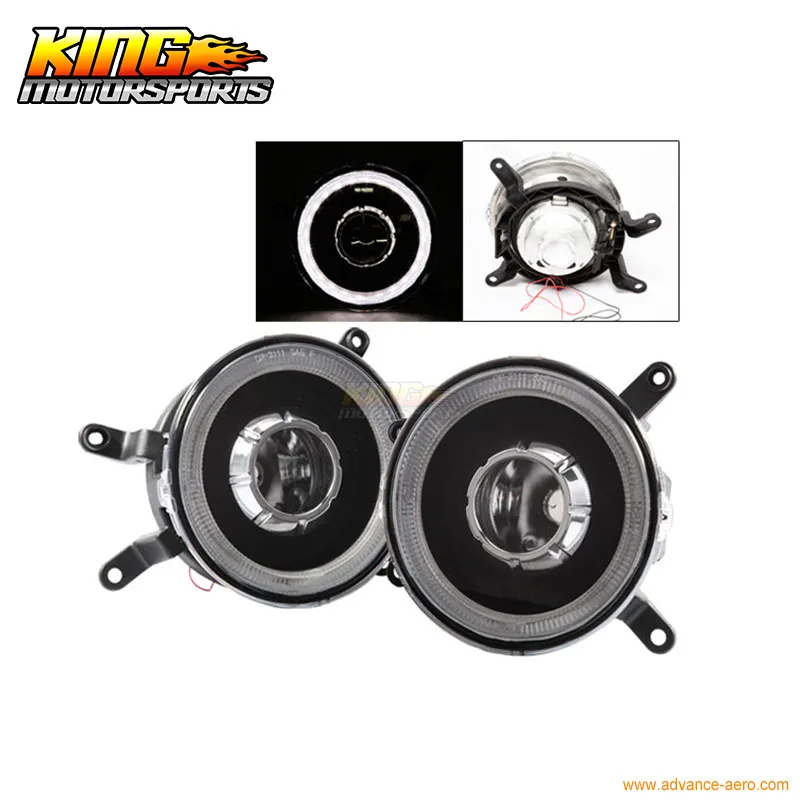 Подходит для 2005-2009 Ford Mustang Противотуманные фары черный один комплект левый+ правый США Внутренний