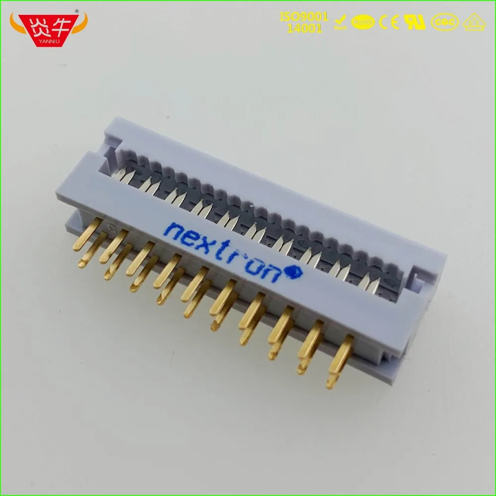 Штепсельная Вилка 20PIN 2*10P 2 54 мм разъем IDC коннекторы ISP JTAG для плоского ленточного