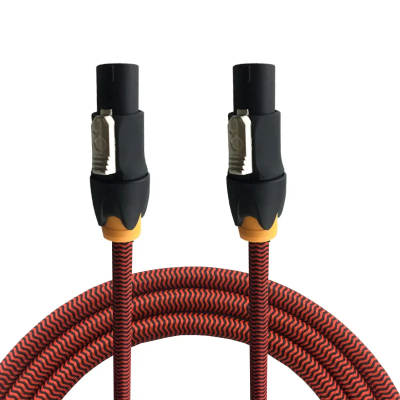 

Premium Speaker Cable with Speakon to Speakon for KTV Studio Bar Stage 4 Pole NL4FC Male to Male OFC Cable 1M 2M 3M 5M 8M 10M