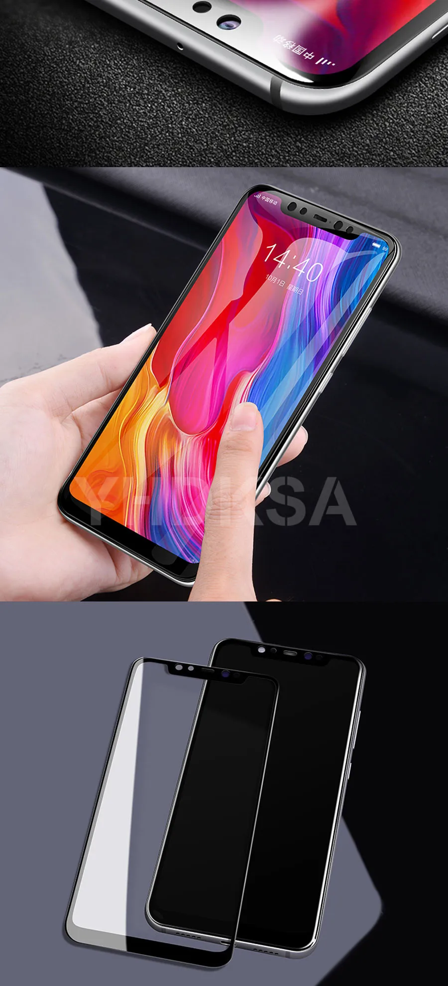 9D Защитное стекло для Xiaomi mi 8 9 SE A1 A2 Lite mi Max 3 2 Note 3 Pocophone F1 закаленное защитное стекло для экрана