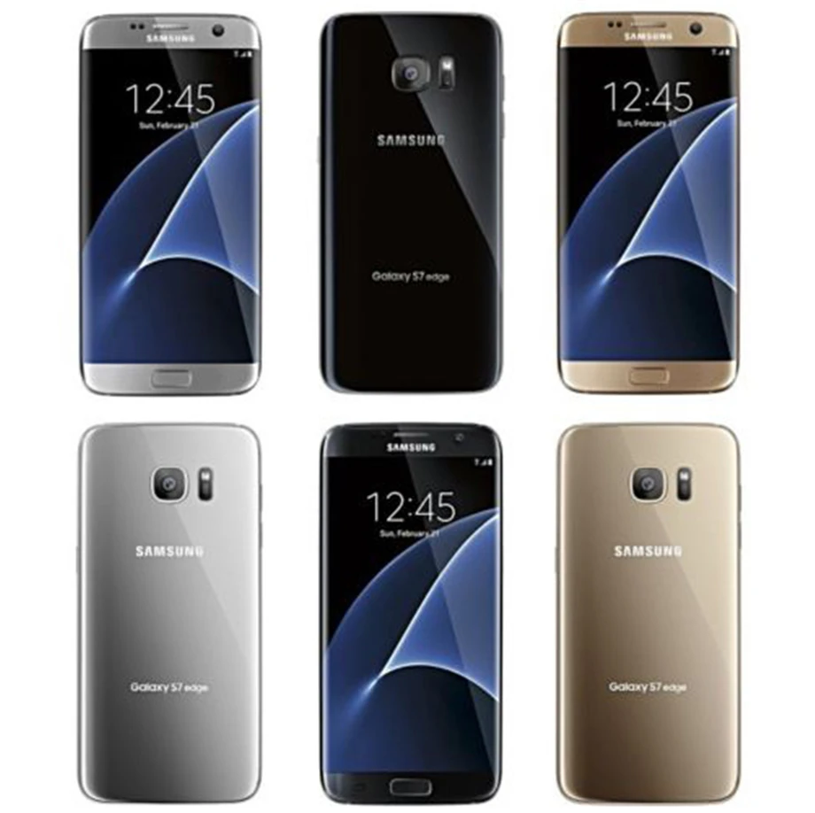 Разблокированный Samsung Galaxy S7 edge американская версия G935V/A/T/P LTE Android мобильный