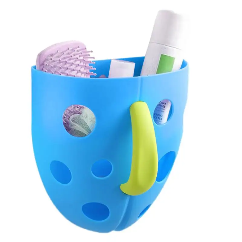 color as show Милая, стильная PlasticToothbrush держатель детские игрушки для ванной Организатор стойка с настенным креплением-отсосом ногтей Ванная комната домашнее хранилище корзина поставки - Цвет: color as show