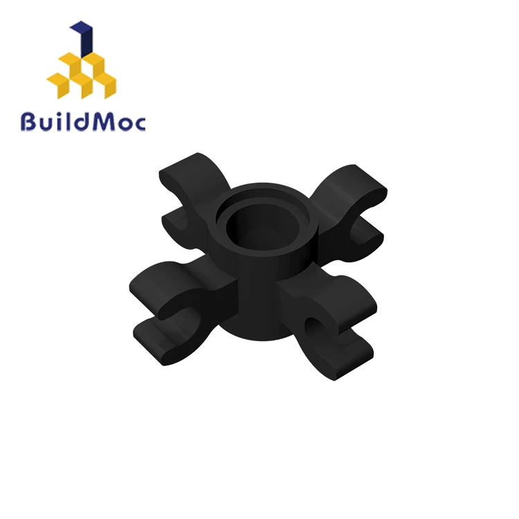 BuildMOC 15646-90202 высокотехнологичный штырьковый соединитель Круглый с 4 зажимами для