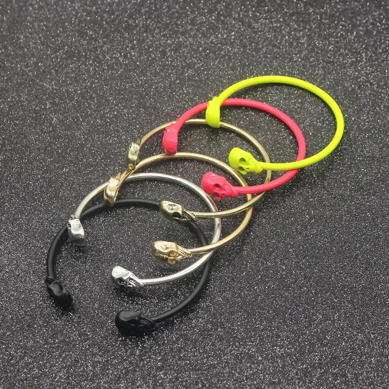 6 цветов браслет с черепом хит продаж Европейский и американский стиль