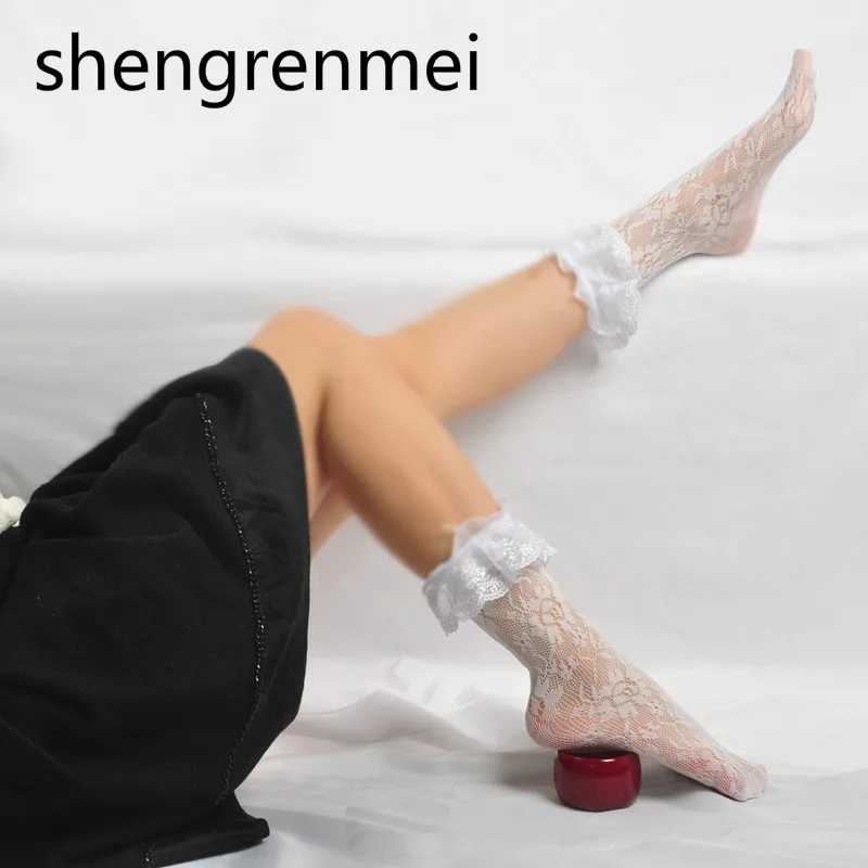 Shengenmei 2019 белые мягкие кружевные носки для девочек большие студентов