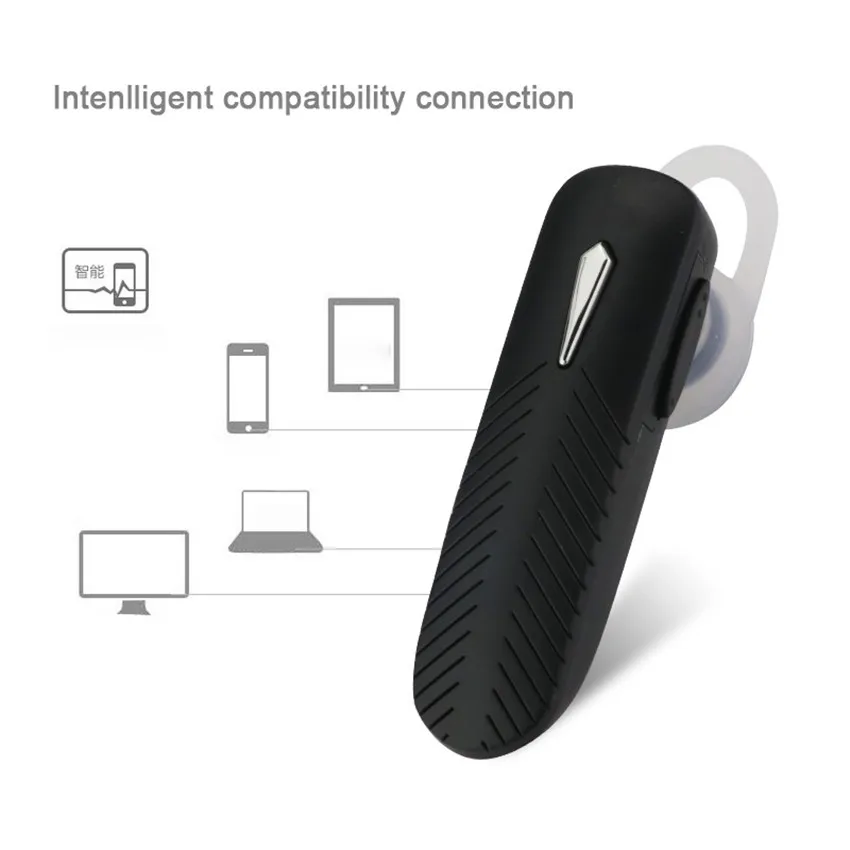 Hot Sale Wireless Stereo Bluetooth Music Ear Style Headphones Multifunction Mini Sports Car Headset Black And White | Электроника