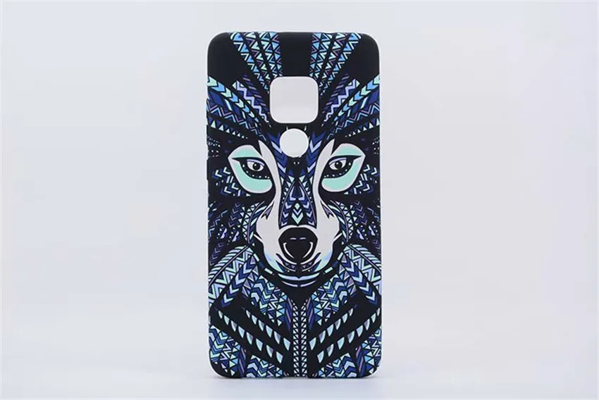 T1 Роскошный Матовый чехол-накладка из ТПУ с животными для huawei P30 Pro mate 20 P20 Pro Lite mate 10 9 8 P9 P10 Plus V9 Honor 8 светящийся мягкий чехол - Цвет: T1