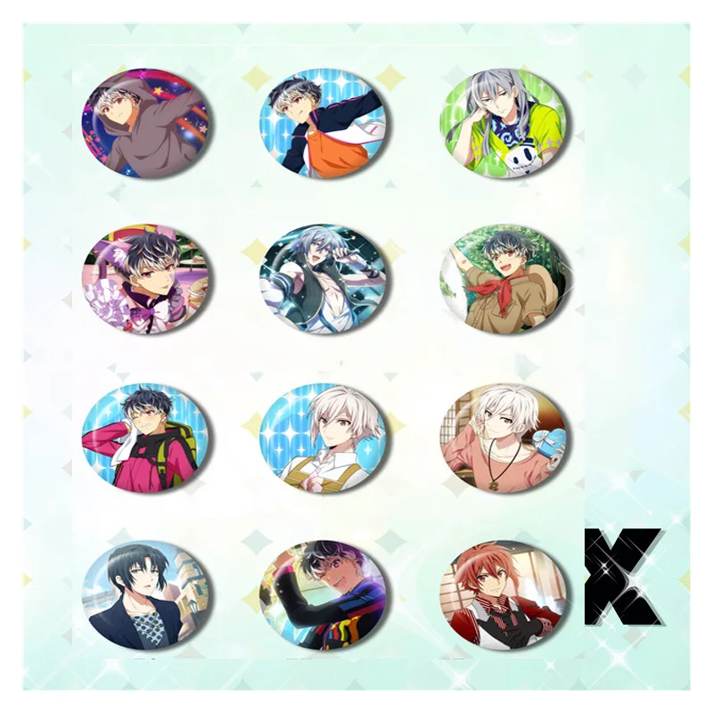 1 шт. 58 мм значок аниме IDOLiSH7 суперзвезд Изуми Иори IZUMI YOTSUBA TAKANASHI спортивный костюм