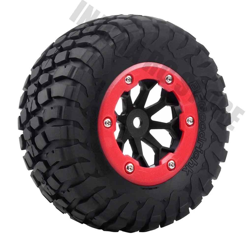 4 шт./компл. обода колеса и резиновые шины Traxxas для 1/10 RC короткофокусный автомобиль