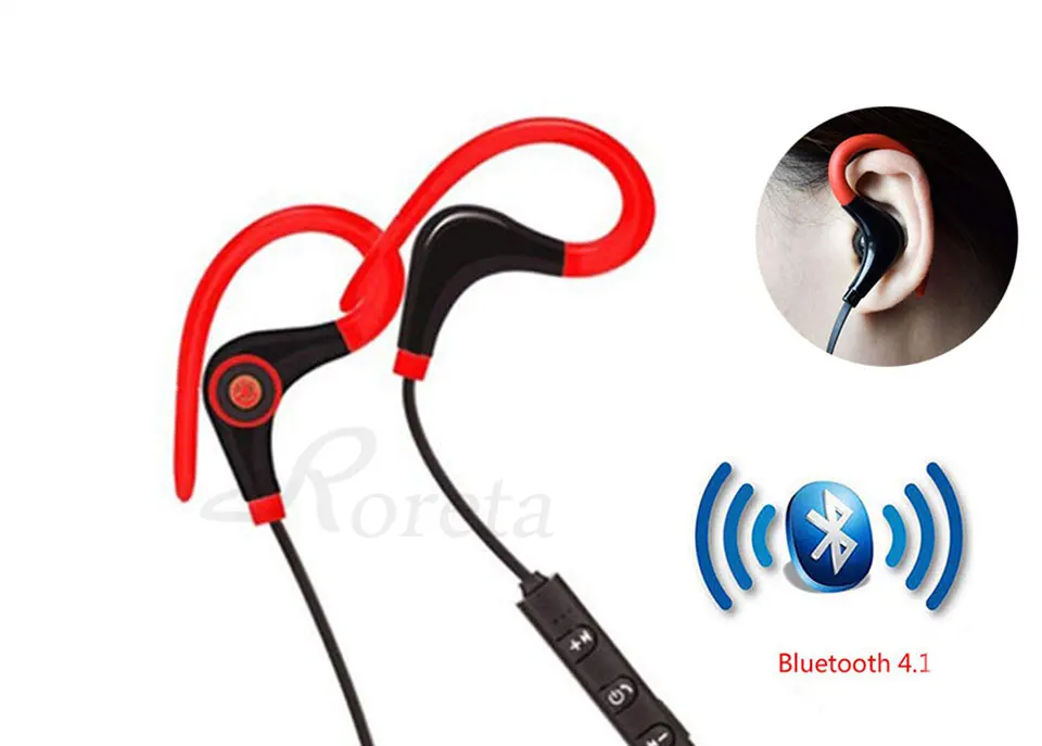Roreta BT7 Mini Wireless Bluetooth Earphone Handsfree Call Stereo Headset With Mic Ear-hook Sports Earphones For iPhone XR