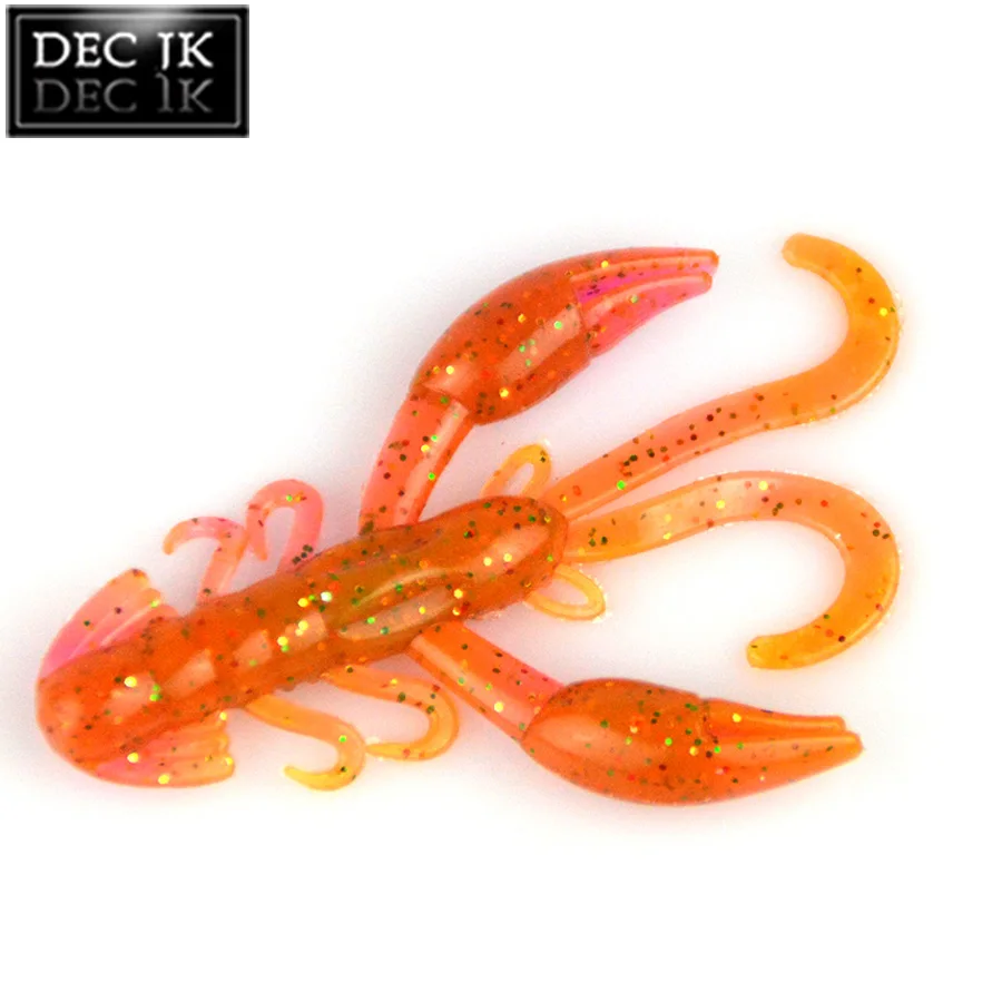 Мягкие силиконовые приманки для рыбалки с креветками 20 шт.|bass bait|bait for fishingsilicone