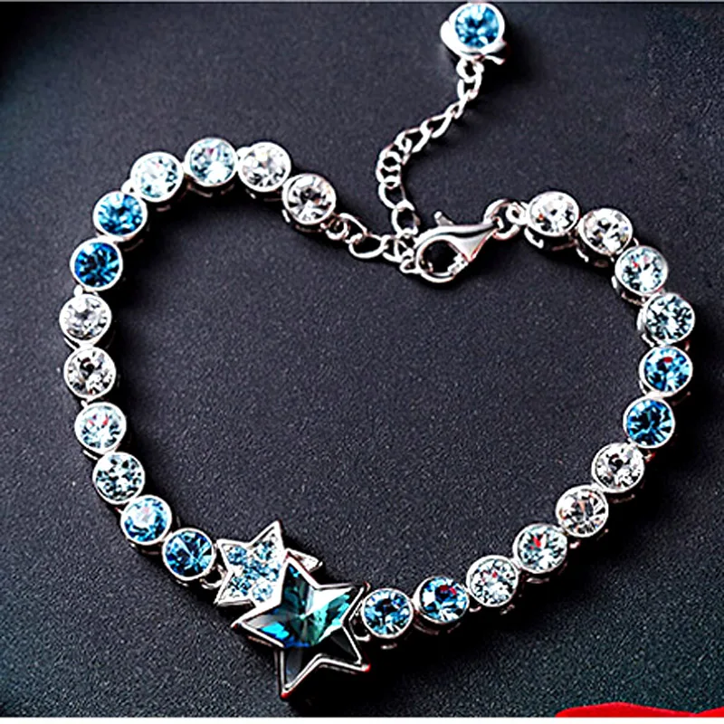 Женский браслет с австрийскими кристаллами | Украшения и аксессуары